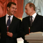 Dmitry Medvedev and Vladmir Putin 150x150 Top 10 Funny Politicians Pics