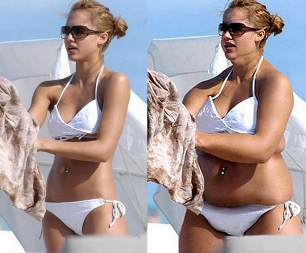 Fat Hollywood Celebs 5 10 Funny Photos to Warn You of Photoshop Effects