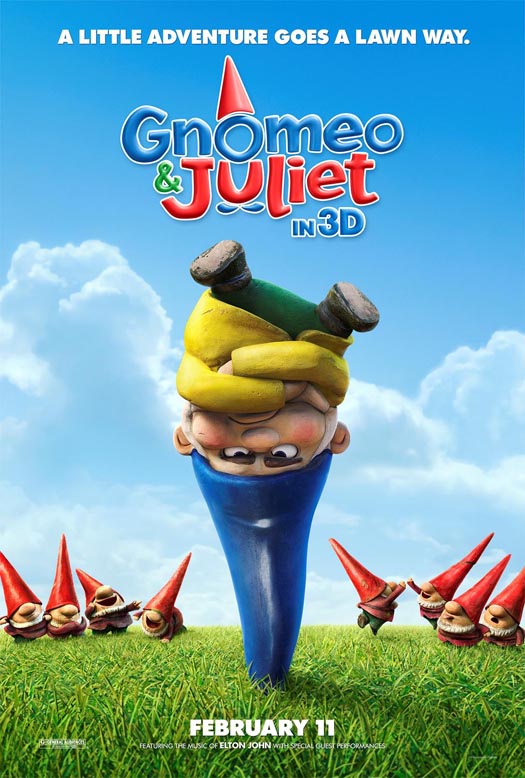 Gnomeo And Juliet Movie Poster1 Top 10 Most Anticipated Animated Movies in 2011