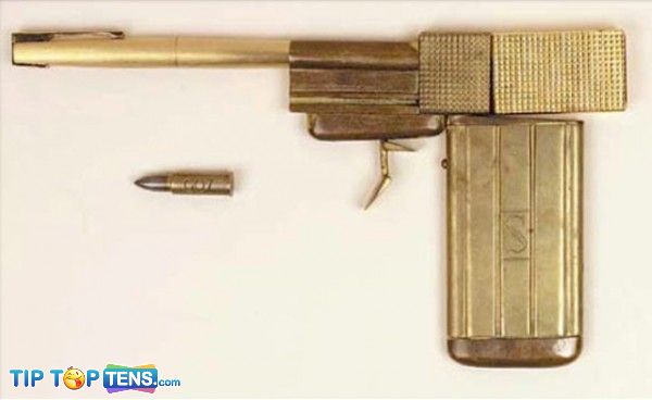 golden gun Top 10 Most Unique and Awesome James Bond Gadgets