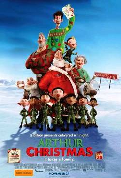 1. Arthur Christmas Top 10 Movies to Watch in 2011 Holidays