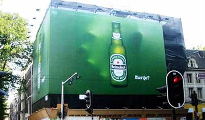 1. Heineken 10 Most Impressive Billboard Advertisements