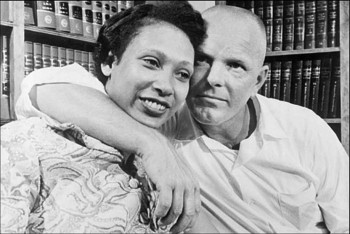 1. The Controversial Marriage of Mildred Jeter and Richard Loving 1958 e1320394875518 Top 10 Interracial Marriages