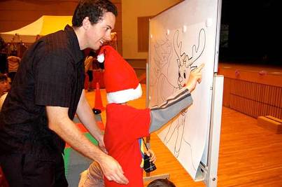 2. Pin the Nose on the Reindeer Top 10 Christmas Party Games for Kids and Adults