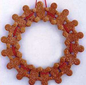 5. Gingerbread Man Wreath Top 10 Best Christmas Wreath Ideas