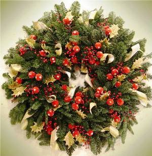 8. Christmas Tree Wreath Top 10 Best Christmas Wreath Ideas