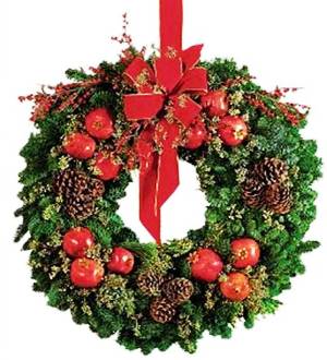 9. Fruit Selection Wreath Top 10 Best Christmas Wreath Ideas