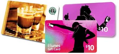 4. Gift Cards 10 Best Gifts under $20