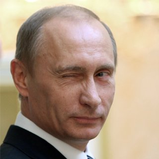 vlad putin wink 10 Most Powerful Bald Men on the Planet